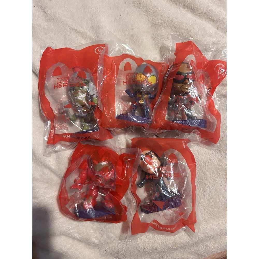 McDonalds Marvel Studios Heroes Happy Meal Toys Lot of 5! 2020! New